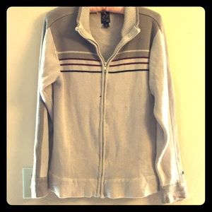 Men’s Anchor Blue Size S Zip Up Sweatshirt